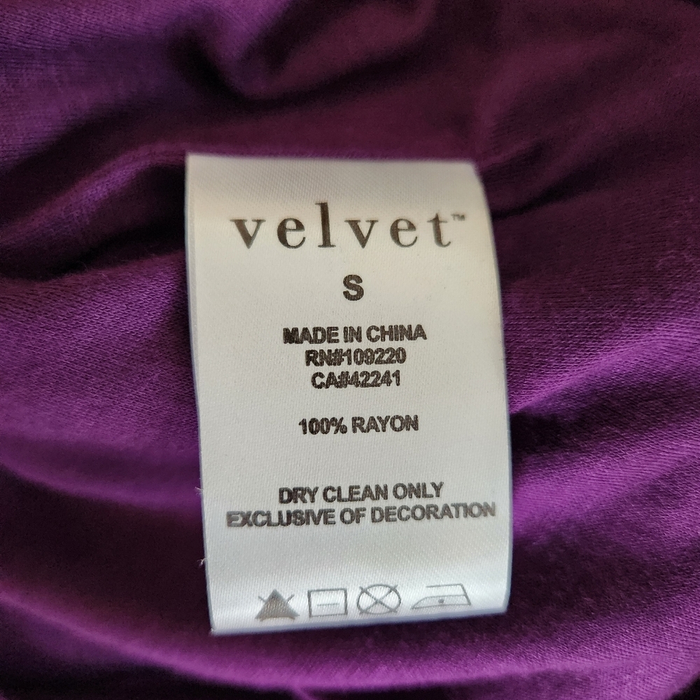 Velvet By Graham & Spencer Purple Strapless Maxi Dress Wedding Lightweight Small - Picture 11 of 12